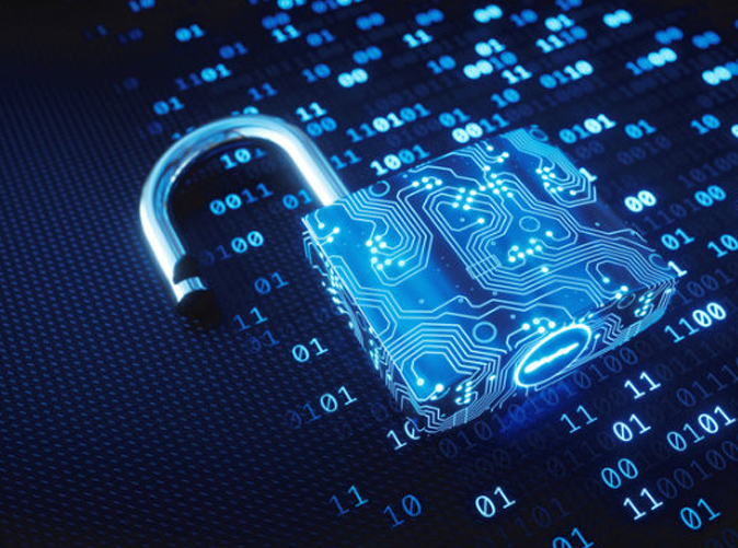 lock data security graphic