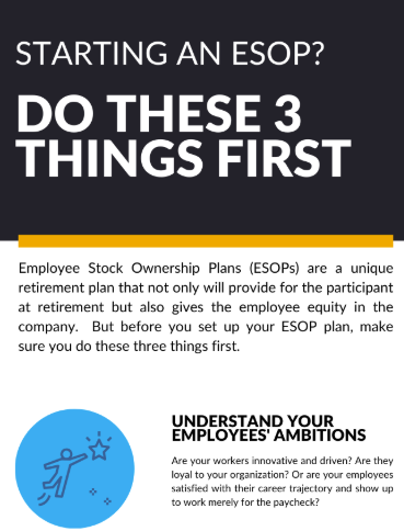 ESOP Do These Steps First