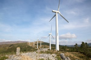 Wind Turbines in Galicia, Spain