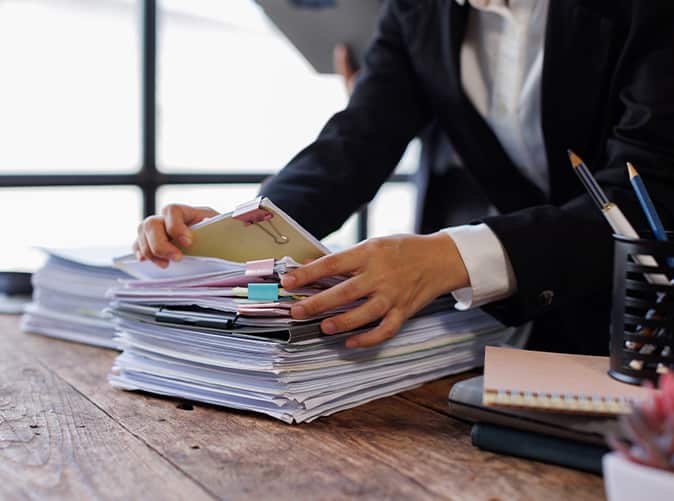 organizing forensic accounting documents