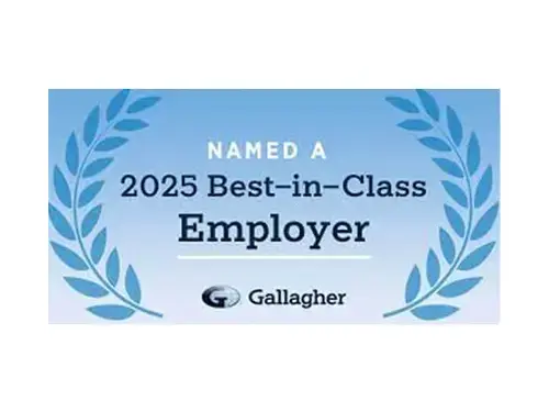 Named a 2025 Best-in-class employer - Gallagher