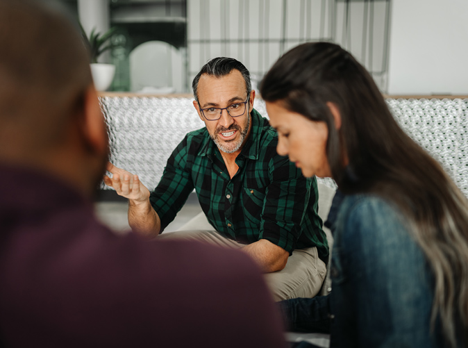 team members meeting to discuss growth strategies