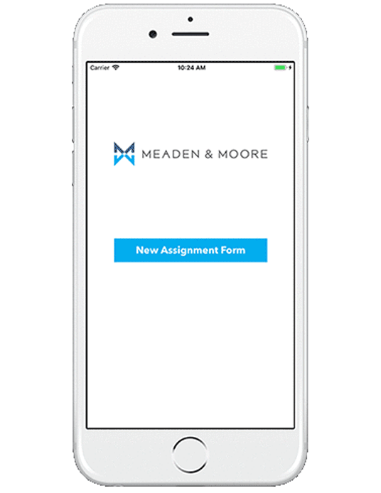 New Assignment Form Mobile Device